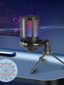 Микрофон для компьютера игровой для стрима Орбита OT-PCS08