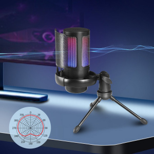 Микрофон для компьютера игровой для стрима Орбита OT-PCS08