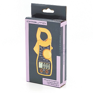 Мультиметр цифровой, клещи токовые тестер электрический Орбита OT-INM34