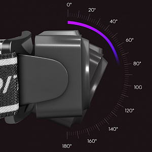 Фонарь налобный, фонарик аккумуляторный Следопыт PT-FLG48B