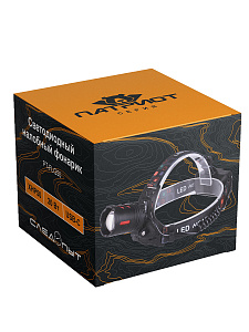 Патриот PT-FLG50 фонарь налобный (1L, 2*18650, ZOOM)