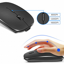 Клавиатура и мышь беспроводные Bluetooth комплект Орбита OT-PCM67 Чёрный