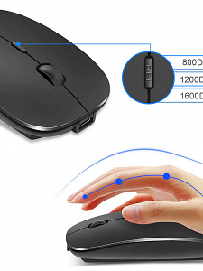 Клавиатура и мышь беспроводные Bluetooth комплект Орбита OT-PCM67 Чёрный