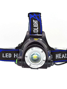 Патриот PT-FLG04 фонарь налобный (1L, 2*18650, Т6,ZOOM)