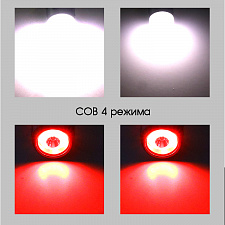 Патриот PT-FLG45 фонарь налобный (2L, аккум)