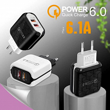 Зарядное устройство для телефона с быстрой зарядкой Орбита OT-APU43