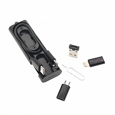 EZRA DC195 Черный кабель PD с переходниками (TYPE-C-TYPE-C) 27см