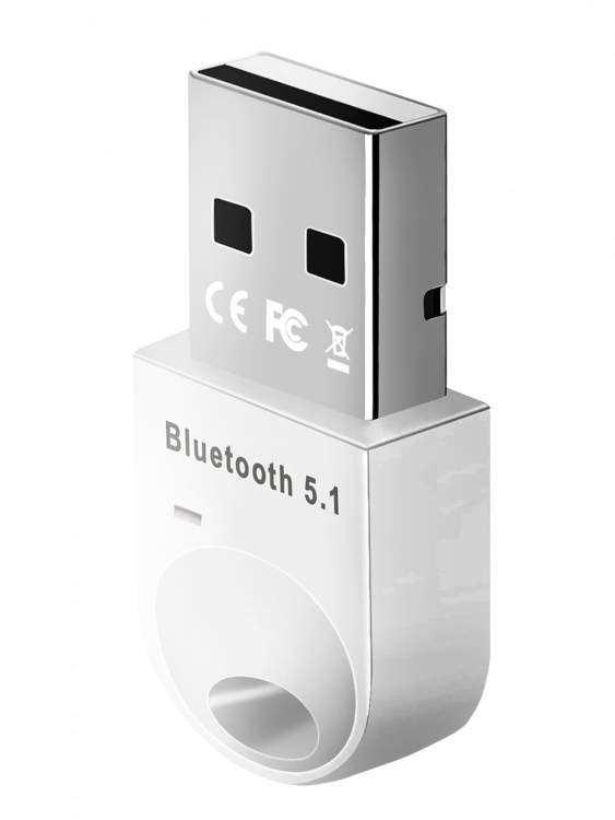 Bluetooth адаптер 5.1 для ПК и ноутбука Орбита OT-PCB16 Белый