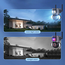 Орбита OT-VNI52 Серая видеокамера IP 4G (2560*1440, 4Mpix, 3,6мм, пластик)