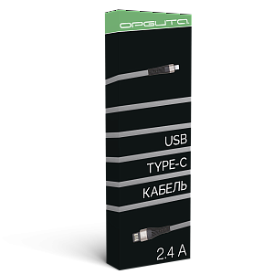 Орбита OT-SMT29 Синий кабель USB 2.4A (TYPE C) 1м