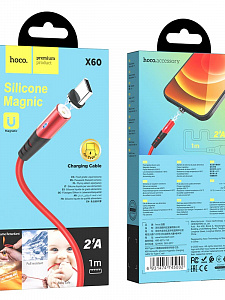 HOCO X60 Черный кабель магнитный USB 2A (TYPE-C) 1м