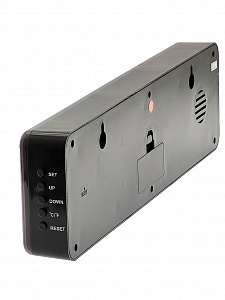 VST 805S-1 Красные часы настенные (температура, влажность)