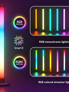 Светильник настольный декоративный для ПК RGB Огонёк OG-LDP29