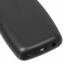 NOKIA 106 Черный телефон кнопочный (2G, 2SIM, TA-1114)