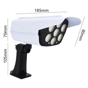 Прожектор Муляж камеры видеонаблюдения с датчиком движения на солнечной батарее Огонёк OG-LDP09