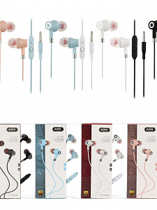 JIAYU JY-376 Голубые наушники вакуум - гарнитура (3.5мм)