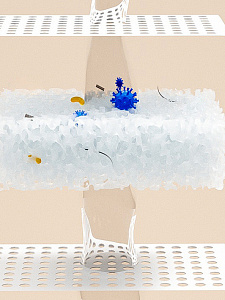 Фильтр для поилки для кошек и собак фонтан, губчатый, сменный TITAVIN TI-ADF001