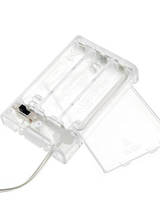 Гирлянда лента интерьерная на батарейках 5м Огонёк OG-LDG20 Разноцветная