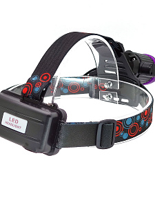 Патриот PT-FLG03 фонарь налобный (3L, 2*18650, ZOOM, Т6)