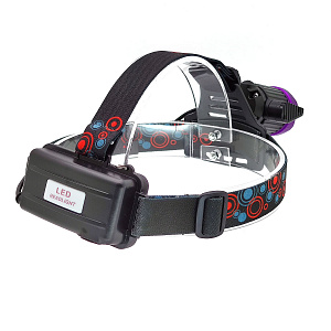 Патриот PT-FLG03 фонарь налобный (3L, 2*18650, ZOOM, Т6)