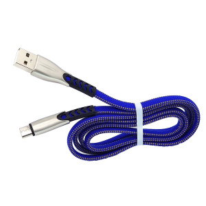 Орбита OT-SMM46 Синий кабель USB 2.4A (microUSB) 1м 