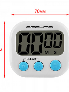 Таймер кухонный электронный Орбита OT-HOM22 Белый