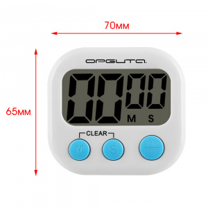 Таймер кухонный электронный Орбита OT-HOM22 Белый
