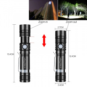 Следопыт ST-FLR08 фонарь ручной (18650, ZOOM)