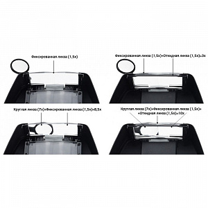 Лупа налобная увеличительная с подсветкой Орбита OT-INL12