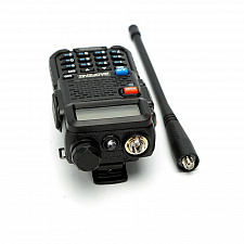 Рация Baofeng UV-5R 5W с гарнитурой черная