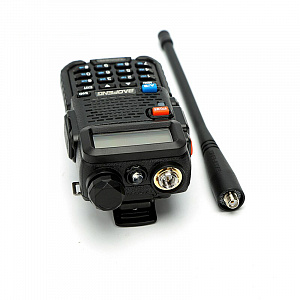 Рация Baofeng UV-5R 5W с гарнитурой черная