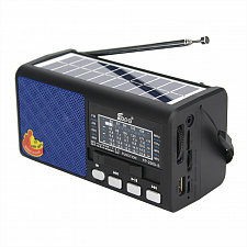 Fepe FP-256BT-S  радиоприёмник аккумуляторный (USB,TF,Bluetooth, солнч. панель)
