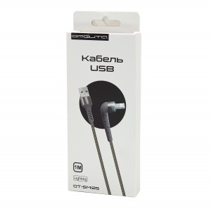 Орбита OT-SMI25 Черный кабель USB 2.4A (iOS Lightning) 1м