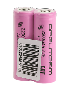 Аккумулятор 18650 с защитой, 2200мАч, 2шт Орбита