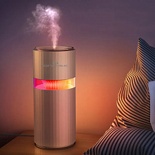 Увлажнитель воздуха для дома настольный с подсветкой Огонёк OG-HOM04 Красный/золото