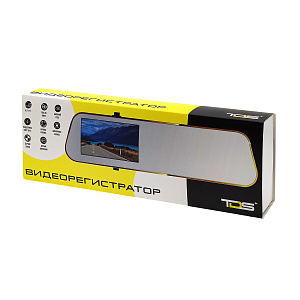 Видеорегистратор автомобильные зеркало с камерой заднего вида TDS TS-CAR12