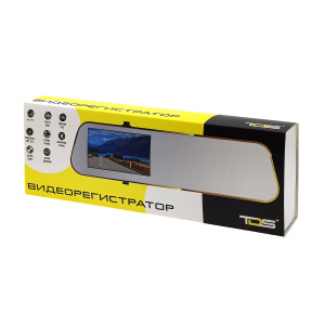 Видеорегистратор автомобильные зеркало с камерой заднего вида TDS TS-CAR12