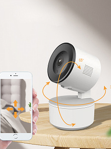 Видеоняня, камера видеонаблюдения беспроводная 2 Mp Орбита OT-VNI64 Белая