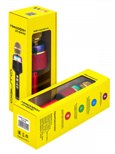 Орбита OT-ERM10 Красный RGB микрофон (Bluetooth, динамики, USB)