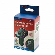 FM-модулятор трансмиттер автомобильный с Bluetooth TDS TS-CAF19