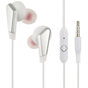 JIAYU JY-374 Белые наушники вакуум - гарнитура (3.5мм)