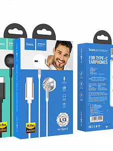 HOCO L13 Черные наушники - гарнитура (TYPE-C)