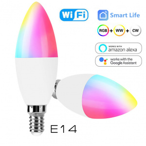 Орбита OT-HOS14 Умная лампочка (E14,4Вт, Wi-Fi)