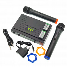 Микрофон караоке беспроводной набор 2шт Орбита OT-ERM12