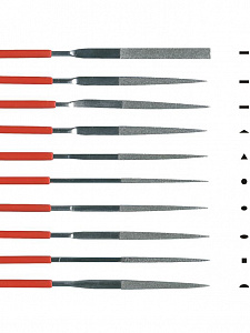 Набор надфилей с алмазной крошкой 10 шт Патриот PT-INO06