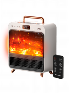 Обогреватель для дома, тепловентилятор напольный с пультом 1500 Вт TITAVIN TI-PFH002