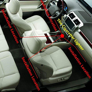 Подсветка салона автомобиля, подсветка ног в авто TDS TS-CAA68
