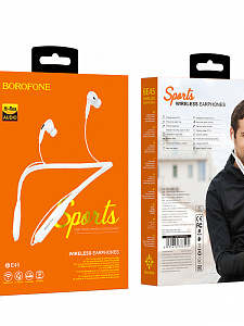 BOROFONE BE45 Белые наушники - гарнитура (bluetooth)