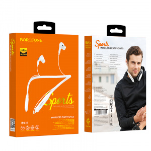 BOROFONE BE45 Белые наушники - гарнитура (bluetooth)