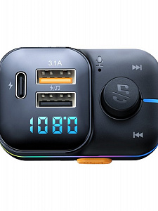 FM-модулятор трансмиттер автомобильный с Bluetooth TDS TS-CAF19